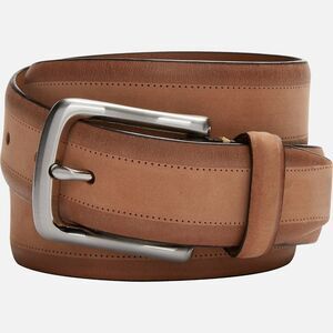 Joseph Abboud Men's Two Tone Casual Dress Belt Italian Leather Tan 44
